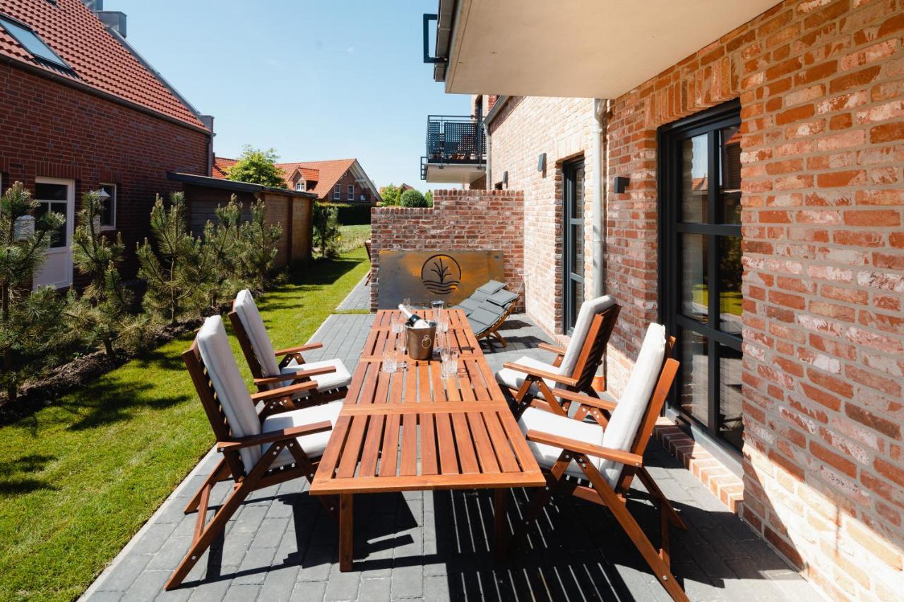 Kuesten Suite Sued - Seitliche Wasserlage, Terrasse, 70Qm Greetsiel Exterior photo